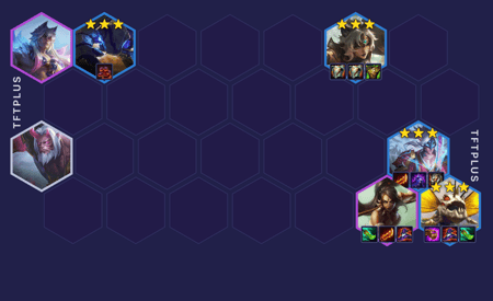 Đội hình Master Yi Thích Ứng Reroll TFT mùa 18